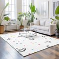 thumbnail image 3 of 8'x10' Area Rugs, Umbrella Polka Dot Indoor Outdoor Area Rug for Living Room Bedroom, Summer Cartoon Modern Abstract Art Washable Bathroom Rugs Kitchen Floor Carpet Mats Home Decor Aesthetic, 3 of 8