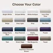 California Design Den Cal King Fitted Sheet Only, Soft 400 Thread Count 100% Cotton Sateen, Deep Pocket, All-Around Elastic, Side Indicators - Bright White