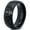 Black Dome Polish Tungsten, variant on Tungsten Anchor Rope Band Ring 8mm Men Women Comfort Fit Black Dome Polished