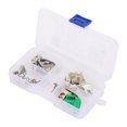 thumbnail image 1 of Ccdes 9Pcs/Set Household Presser Foot Kit Rolled Hem Compensating Feet Set Accessories for Old Pedal Sewing Machine with Screw,Rolled Presser Foot,Sewing Machine Presser Foot, 1 of 8