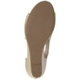 thumbnail image 5 of Journee Womens Aretha Back Heel Zip Peep Toe Wedge Sandals, Widths Available, 5 of 9