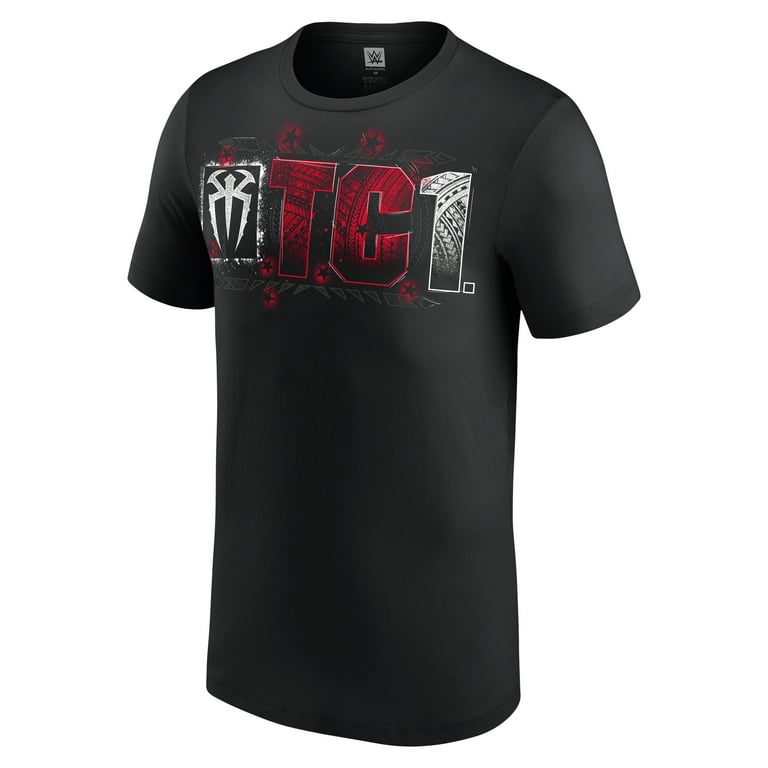 Men's Black Roman Reigns OTC 1 T-Shirt - Walmart.com