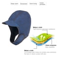 thumbnail image 4 of Travelwant Wetsuit Hood with Wide Brim & Adjustable Chin Strap 2mm Neoprene Thermal Diving Hood Quick Dry Peaked Cap Sun Protection Surfing Snorkeling Cap, 4 of 7