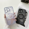 thumbnail image 5 of Magnetic Case for iPhone 14 Pro Max Compatible with Magsafe,Cute Aesthetic Flower Floral Pattern Design, Soft TPU Bumper Frosted PC Back Slim Thin Shockproof Protective Cover for Girls Women, 5 of 12