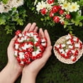 thumbnail image 3 of 100 Pcs Foam Mushroom Red Plastic Artificial Garden Mushroom Mushroom Ornament for Garden Ornament Flower Pots Bonsai Micro Landscape Decor Red 1bag, 3 of 7