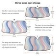 thumbnail image 5 of Yayeee Car Windshield Sun Shade Universal Fit Front Visor Protector, Abstract Pink, 5 of 8