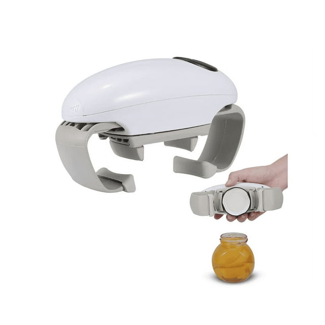Battery-Powered Automatic Electric Jar Opener for All Sizes - Effortless One-Touch Operation, Ideal for Arthritis Sufferers, Chefs & Kids - ABS Durable, Compact Design, No Manual Labor Required, Gift