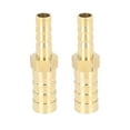 thumbnail image 6 of Uxcell 10mm to 6mm Straight Connector Adaptor Brass Barb Hose Fitting 2 Pack, 6 of 6