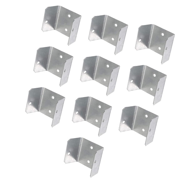 10 piezas de soportes de cerca, clips, piezas de reparación, montaje, soportes en forma de U, conector para 35 mm