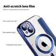 thumbnail image 3 of Allytech Wallet Case for iPhone 14 with Card Slots & Lens Protector, Compatible with MagSafe, Slim Shockproof Anti-Scratch Clear Back Panel [RFID Blocking] Case - Darkblue, 3 of 7