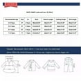 thumbnail image 2 of Edvintorg Girls Clothes Size 8 Kids Clothing Girls Solid Color Turtleneck Top Long Sleeve Warm Short Skirt Lapel Jacket Set Winter Girls Boutique Outfits, 2 of 6