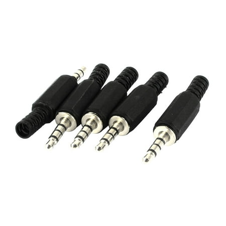 5 Pieces 4-Pole Male 3.5 mm 1/8