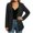*Black, variant on Women's Open Front Casual Blazer , Ladies' Long Sleeve Work Office Suit Jacket , Lightweight Business Outerwear For Women, Orange , S-3XL