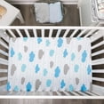 thumbnail image 6 of EVERYDAY KIDS 2 Pack n Play and Portable Crib Mattress Sheets - Stars/Clouds, 6 of 11