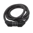 thumbnail image 1 of Bicycle Lock Portable Steel Cable Lock Zincalloy Anti-Theft Mountain Bike Transparent Type, 1 of 9