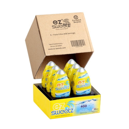 EZ-Sweetz Liquid Sweetener, 1.05 oz, 6 count