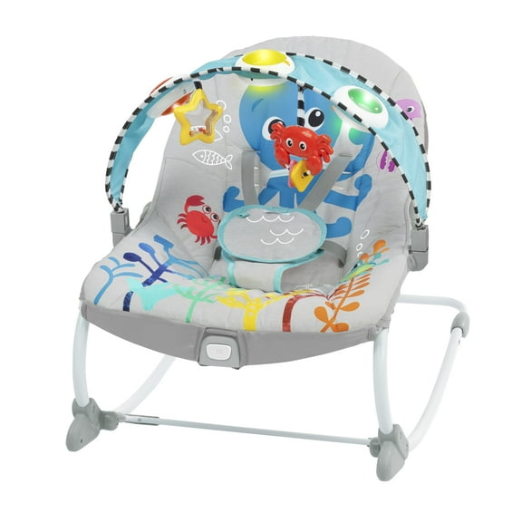 Baby Einstein Ocean Explorers Kick to It Opus Musical Infant to Toddler Rocker, Ages 0  Months
