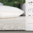 thumbnail image 4 of SAFAVIEH Sunset Jenelle Geometric Indoor/Outdoor Area Rug, Salmon/Grey, 6'7" x 6'7" Square, 4 of 11