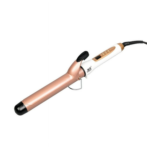 LCD Hair Curling Iron Wand for Short Hair - Creates Super Tight, Tiny Curls
