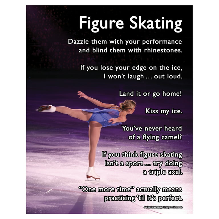 Unframed Figure Skater on Ice 8 x 10 Sport Poster Print