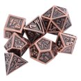 thumbnail image 4 of Dados poliédricos, juego de 7 dados poliédricos para juegos de rol, dados poliédricos de metal diseñados para precisión, 4 of 14