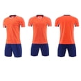  Boys Soccer Jersey Sets Kids Football Kits 2 Piece Sports Running Gym 