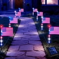 thumbnail image 6 of 4th of July Patriotic Solar Stake Lights,Waterproof American Flag LED Lights,Ideal for Independence Day,Garden,Patio,Pathway,Outdoor Decor, 6 of 6
