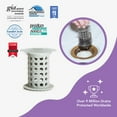 thumbnail image 3 of Showershroom 9706664 2 in. Round Drain Hair Catcher, Gray, 3 of 10