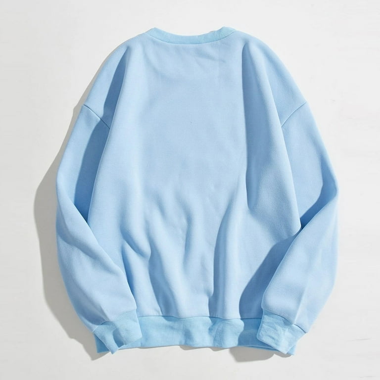 sansangear 25ss サイズ1 sky blue Sngxgn Women's Oversized Sweatshirt Crewneck Long Sleeve