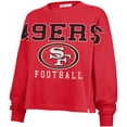 thumbnail image 2 of Women's '47 Scarlet San Francisco 49ers Outreach City Oversized Long Sleeve T-Shirt, 2 of 3
