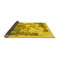 thumbnail image 2 of Ahgly Company Indoor Square Abstract Yellow Modern Area Rugs, 3' Square, 2 of 4