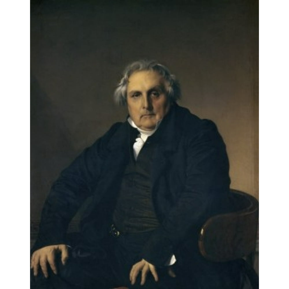 Portrait of LouisFrancois Bertin 1832 Jean Auguste