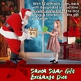 thumbnail image 4 of 2 dados de intercambio de polígonos de Papá Noel navideños, dados de juego de intercambio de fiestas navideñas, reunión familiar2, 4 of 8