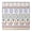 White-815, variant on Waterproof Tablecloth Floral Natural Earthy Vintage Aesthetic Design, Elastic Fitted Vinyl with Back for Kitchen or Patio