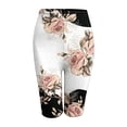 thumbnail image 4 of Lindreshi Capri Leggings for Women Clearance Fashion Womens Yoga Leggings Fitness Running Gym Ladies Sports Active Pants, 4 of 4