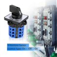 thumbnail image 2 of 3 Positions On-off-on Changeover Control Rotary Cam Switch 20a, 2 of 5