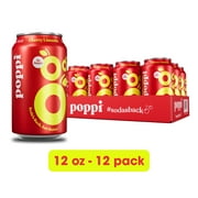 (12 pack) Poppi Cherry Limeade Prebiotic Soda, 12 oz, 1 Pack Can