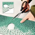 thumbnail image 6 of Yayeee Faucet Mat for Kitchen Sink 14.7" Diatomite Long Splash Guard Pad, Green and White Pattern, 6 of 7
