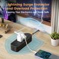 thumbnail image 4 of Protector contra sobretensiones Power Strip CAKINKON Outdoor, 3 tomas de corriente alterna, 4 of 8