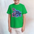 thumbnail image 2 of TOWED22 Toddler Boys Dinosaur Shirts Shark Excavator Truck T-Shirts Graphic Short Sleeve Tees(Green,11-12 Y), 2 of 4