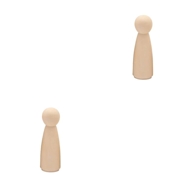 Matsuzay Muñeca Peg, adorno de escritorio, estatua pequeña, decoraciones para el hogar, regalo dulce, juguete para chico, diseño , accesorio 90MM/Niña 2Conjunto