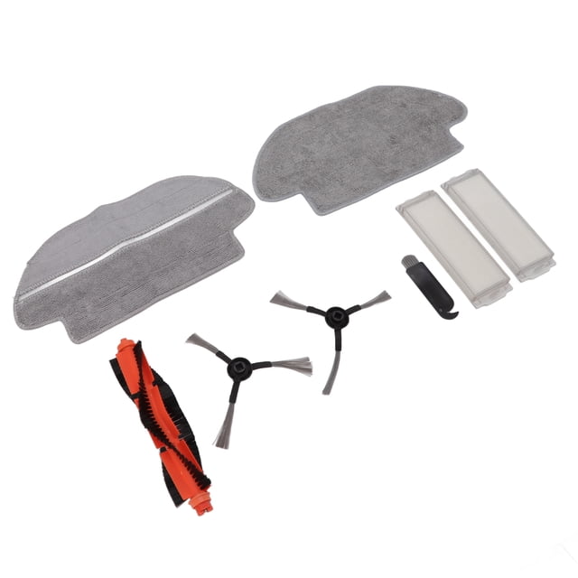 Vacuum Cleaner Parts Set, Wear Proof Mop Cloth Vacuum Cleaner Replacement Parts Filter Strong Adsorption Capacity Main Roller Brush For Cleaning