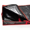 thumbnail image 5 of Large Capacity Foldable Storage Bag with Reinforced Handle and Zipper Seal for Home Textile Organization and Christmas Roll Paper Storage, 5 of 7