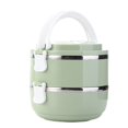 thumbnail image 3 of MAIF Insulated Meal Box Stackable Stainless Steel Lunch Box Double Layer Kids Lunch Box Portable Bento Box, 3 of 9
