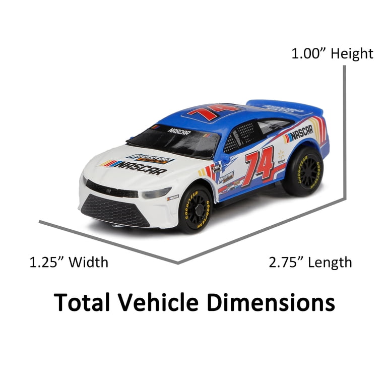 Adventure Force (1:64) RC NASCAR Nano Racer Stock Car, 6420NAS74