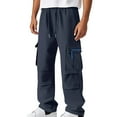 thumbnail image 4 of ZZHZGZ Sweatpants for Men Mens Convertible Hiking Cargo Pants Outdoor Zip Off Trousers Lightweight Fishing Pant with Pockets S, 4 of 4