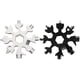 thumbnail image 1 of Regalos para hombres: herramienta multiusos con forma de copo de nieve 18 en 1, gadgets para hombres, regalos de Navidad, herramienta genial, pequeño obsequio para hombres, papá (paquete de 2), 1 of 6
