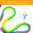 thumbnail image 2 of 16 FT Long Jump Rope(2 PACK), Double Dutch Jump Ropes, Soft Beaded Skipping for Kids Adults, Plastic Segmented Long Enough for 4-5 Jumpers, 2 of 7