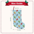 thumbnail image 3 of Salouo Modern Ice Cream Print Christmas Decorations Stockings 1 Pack 18'' Xmas Stockings Holiday Stocking Personalized Farmhouse Decor for Home Family Party Tree, 3 of 7