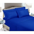 thumbnail image 3 of Celine Linen Holiday Gift 1500 Thread Count Percale Egyptian Quality Wrinkle and Fade Resistant (4-Piece) Bedding Set, Twin/Twin XL, Duke Blue, 3 of 3